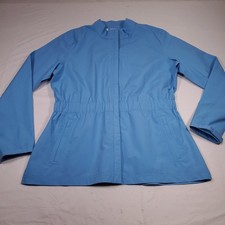 Footjoy Hydrolite Womens Rain Jacket M Blue Golfer Driver Putting Golfing