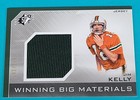 2013 UD SPx Winning Big Materials /250 #WB-JK Jim Kelly Miami Football Card M3