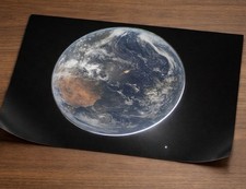 NASA Earth Photo Print – 20x16 inch  C-Type Lustre – Artemis II Orion Image