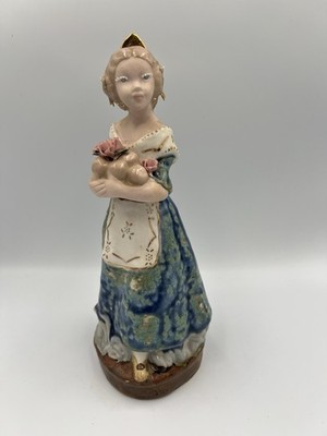 Vintage Porcelain Figurine Of Valencian Woman By Ramon Ingles Rare Made In Spain