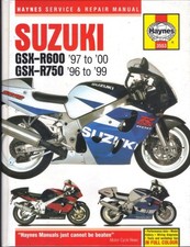 Suzuki GSXR600 & GSXR750,GSX-R600,GSX-R750,SRAD HAYNES Bedienungsanleitung 1996-2000