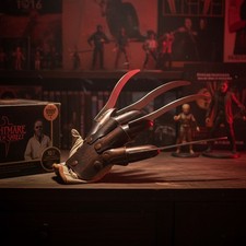 Official Freddy Krueger Glove - Fearsome Faux Leather Glove for Halloween Horror
