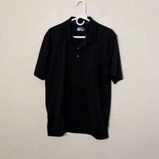 Ben Hogan Men  s Large Black Golf Short Sleeve Polo Shirt M7
