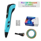 3D Printing Pen Set - 3D Pen with PLA Filament Creative Toys - BLUE