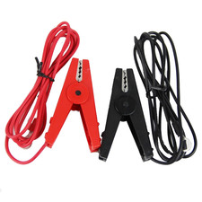 Heavy-Duty Electric Fence Jumper Cables 5Ft - Alligator Clip Pair Perfect for