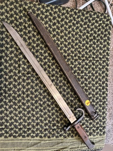 New ListingWW2 Japanese Military Rifle Bayonet And Scabbed. Itikari Arsenal