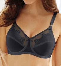 40DD Bali Comfort-U Flower Full-Figure Underwire Bra 180