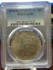 1879-O United States Morgan Silver Dollar PCGS AU 58 Beautiful Coin