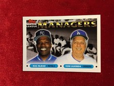 1993 Topps - Major League Managers #507 Tommy Lasorda ⚾️ Hal McRae 