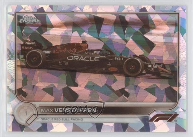 2022 Chrome Sapphire Edition Formula 1 Sepia Refractor /100 Max Verstappen 1k2m