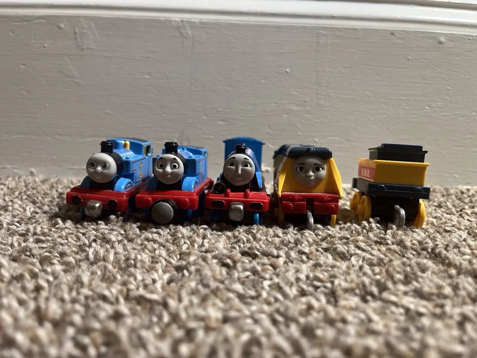 Thomas & Friends Take N Play Push Along Toy Trains Lote de 4 Foto 2 de 4