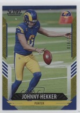 2021 Score Dots Gold 18/225 Johnny Hekker #258 1j6e