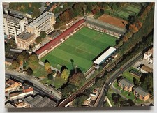 Aldershot England Recreation Ground Football Stadium Vintage Postcard