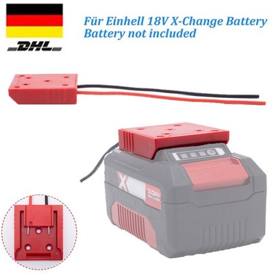DIY Akku Adapter für Einhell 18V Akku Dock Power Wheel Konverter M 14AWG Robotik