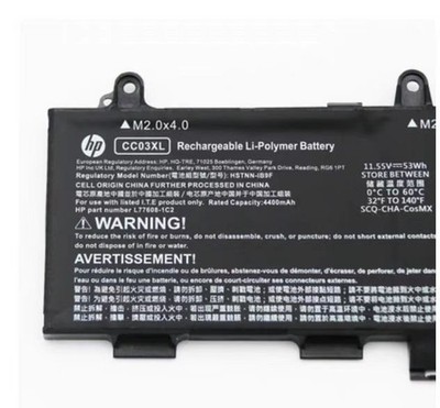 Genuine 53WH CC03XL Battery for hp EliteBook 830 835 840 845 G7 G8 HSTNN-DB9Q