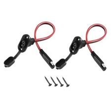 2 Pack SAE Quick Connector Harnesses, 12AWG SAE Adapter Male Plug to Female