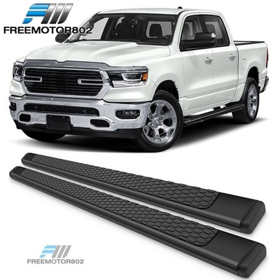 Fits 19-25 Ram 1500 Quad Cab OE Style Black Running Board Side Step Nerf Bar
