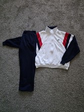 Vintage 90s 80s Nike Track Sweat Suit 2-piece Size Large Zip Jacket Pants Sweats