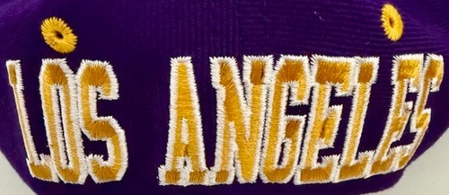 City Hunter Los Angeles Baseball Cap Trucker Mütze Lila Snap Back - Bild 3 von 6