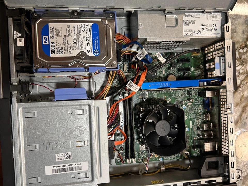 Dell Optiplex 390 SFF (500GB HDD, Intel Core i3 3.3GHz 8GB) Desktop Black - Image 4 of 4