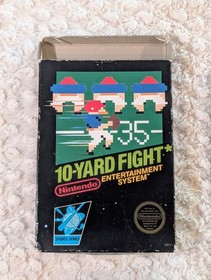 NINTENDO ENTERTAINMENT SYSTEM NES 10-YARD FIGHT - COMPLETE IN BOX 