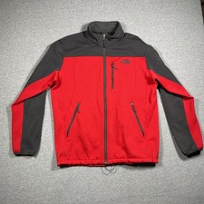 The North Face Jacket Mens XL Red Gray Basic Jacket FlashDry Full Zip Pockets