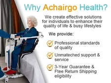 Electric Patient Lift Transfer Chair Folding Lift Adjustable Wheelchair 280lbs