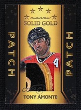 2022 President's Choice Solid Gold Patch 2/3 Tony Amonte #P-3 Patch y0t