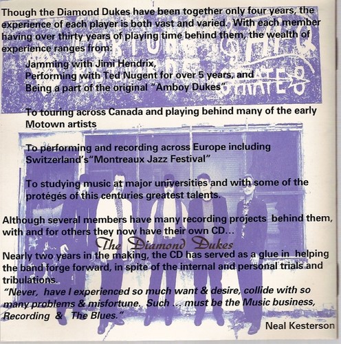 THE DIAMOND DUKES - The Diamond Dukes (CD) Signed - Picture 4 of 5