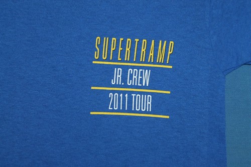 Supertramp Shirt Jr. Crew 2011 Tour Double Sided Progressive Rock Band Youth Tee - Picture 3 of 5