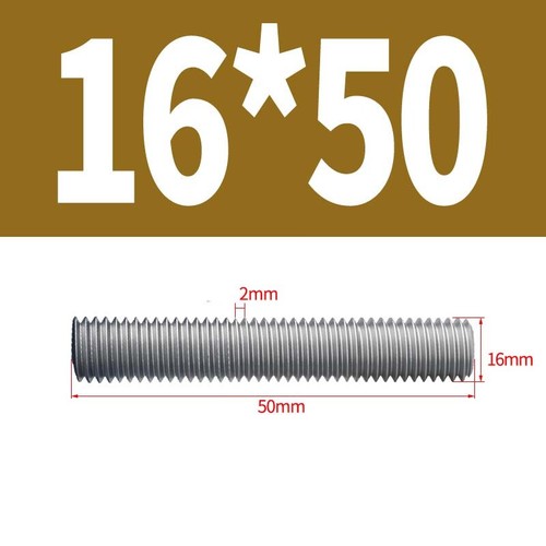 A2 Stainless Steel Threaded Rod Full Thread Studding Bar M10 M12 M14 M16 M18 M20 - Picture 79 of 133