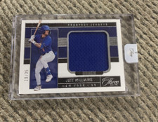 2023 Panini Three & Two Jett Williams Prospect Jerseys Jumbo SP Card /35 NY METS