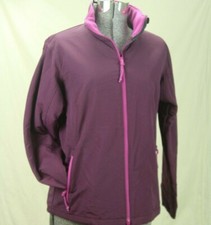 Duluth Trading Company Womens Fleece Lined Grab Jacket Size Small Purple