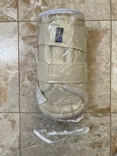 Valena by Toklat Horse Protective Boots HIND LG Cream/Cream Wool  NEW