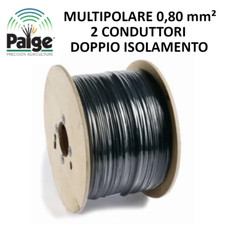 Cavo gommato bipolare Page 0,80 mm² bobina da 76 Mt max 48V in c.a. da interrare