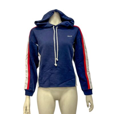 Levis Womens Cropped Color blocked Hoodie -Size Medium