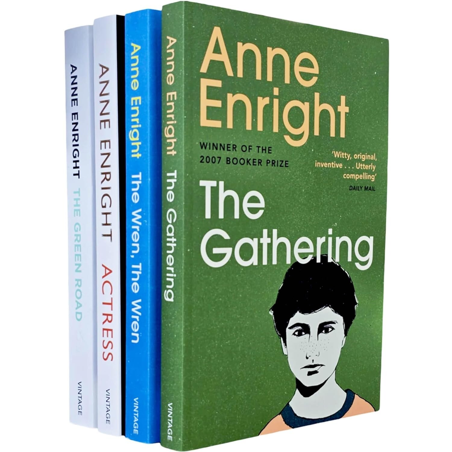 Anne Enright Collection 4 Books Set Gathering, Green Road,Actress Wren Paperback