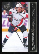 2021-22 Upper Deck #734 Axel Jonsson-Fjallby Young Guns RC