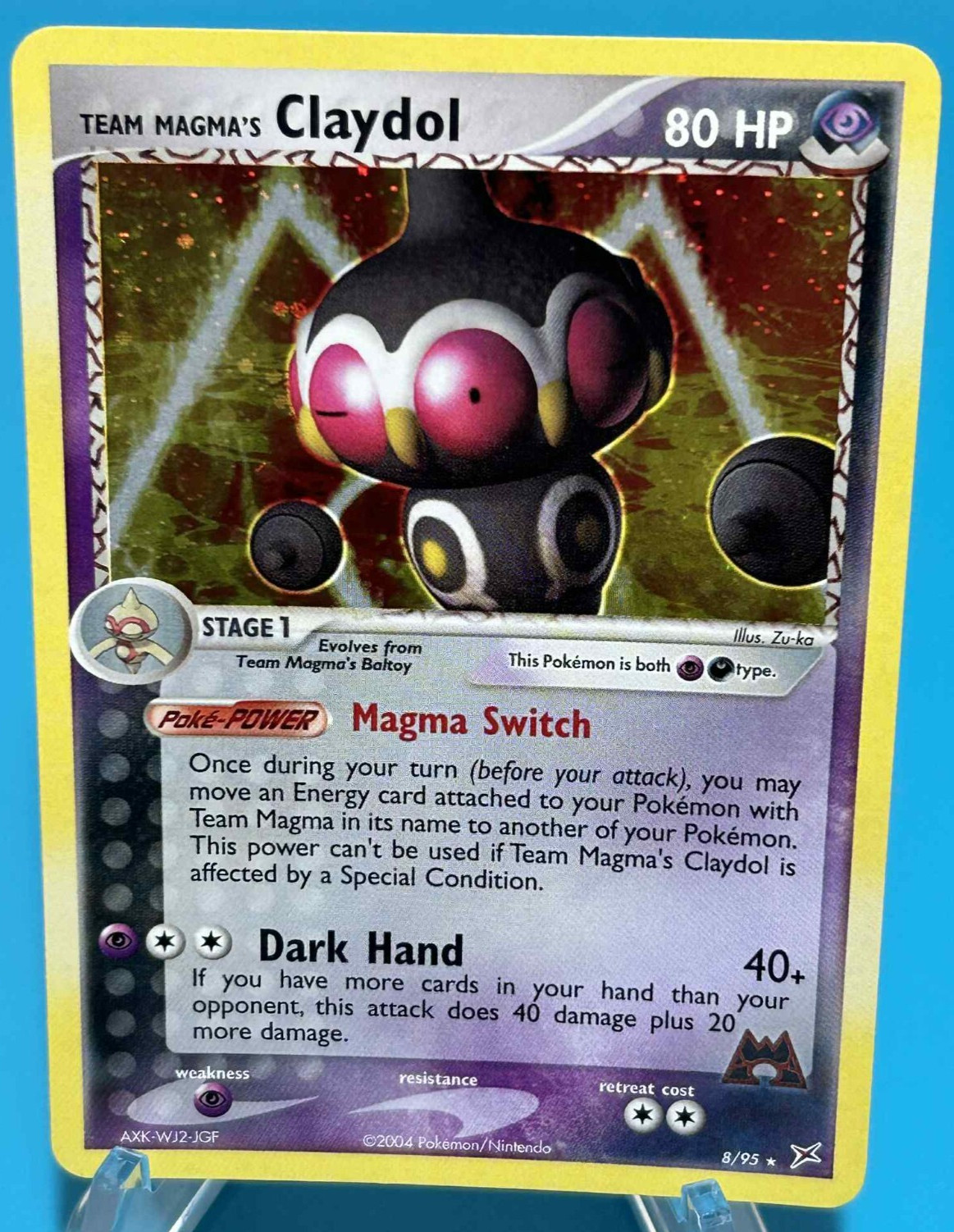 Pokemon Team Magma vs Team Aqua #8/95 Team Magma's Claydol - Holo Rare
