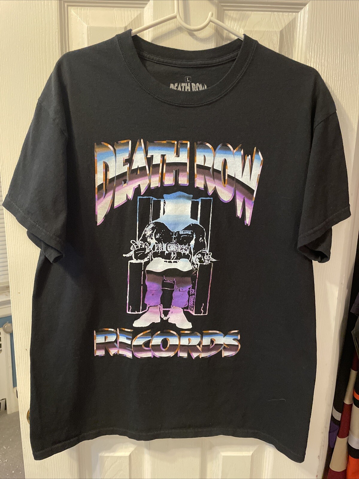 FILA Camicia nera uomo Death Row Records taglia large