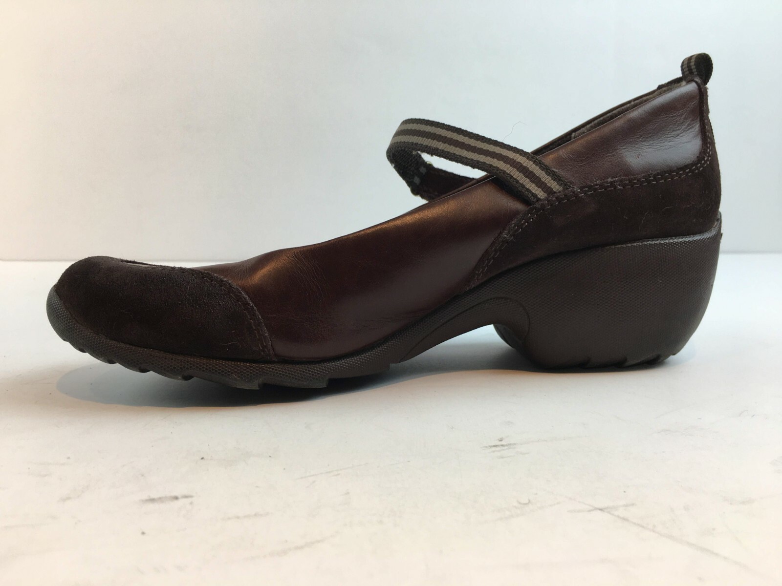 Skechers Mary Jane Leather Wedge Heel Loafers Women's… Gem