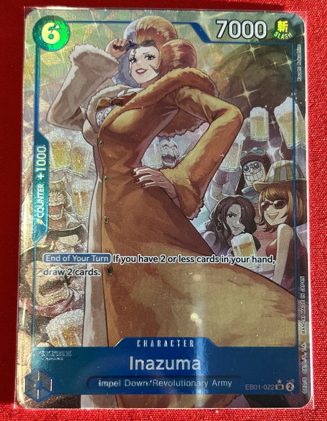Inazuma EB01-022 ALT ART English Extra Booster: Memorial Collection One Piece