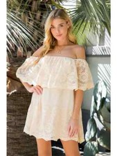 Tara Pink Lace Dress