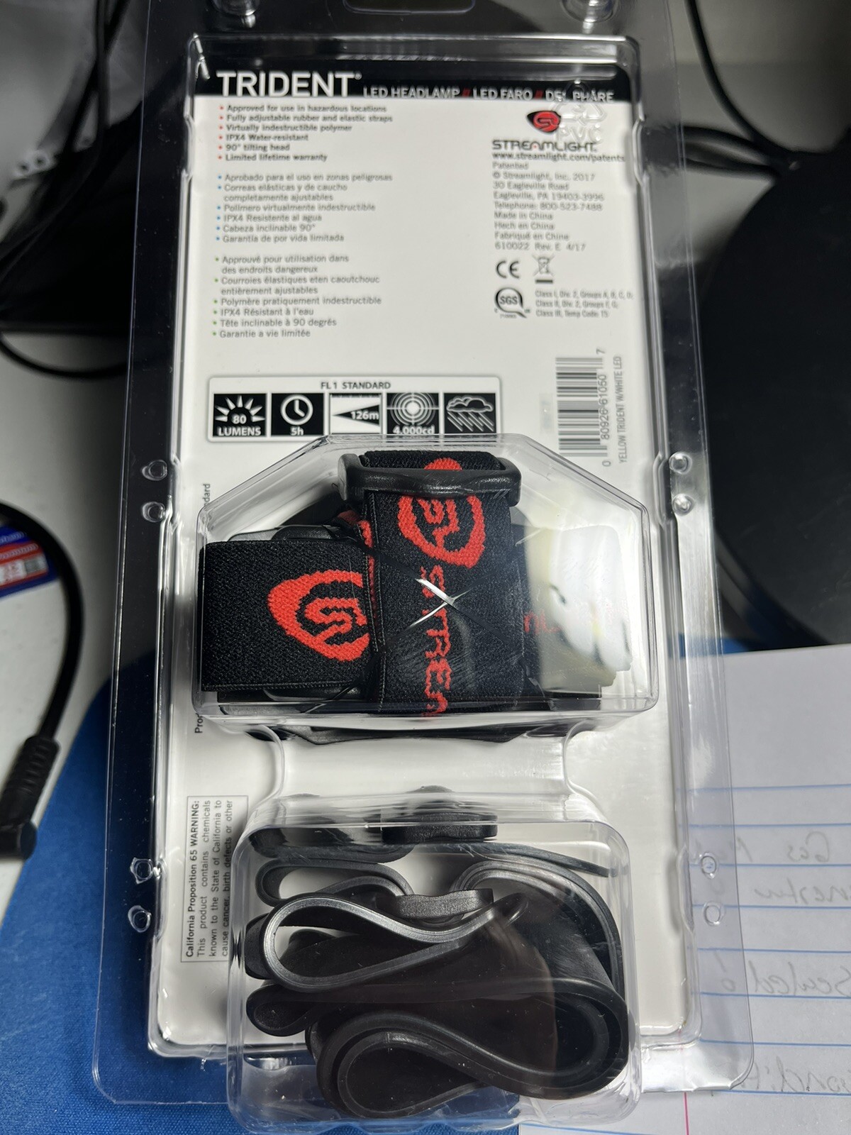 Streamlight 61050 Trident® MultiPurpose LED Headlamp eBay