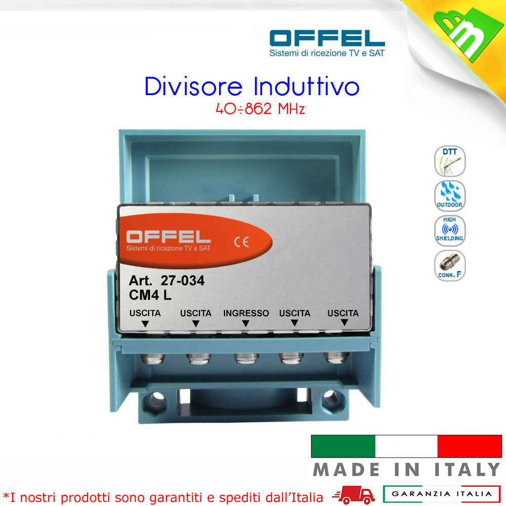 Divisore per esterno serie L art. 27-034 CM4L Offel