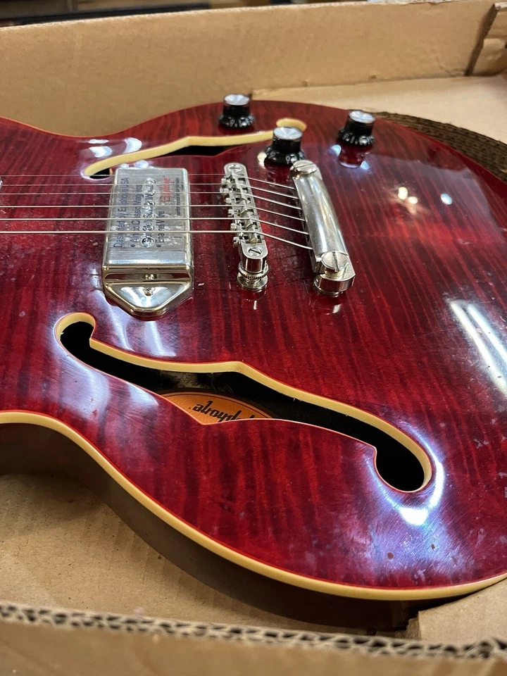 Guitarra Eléctrica Epiphone Wildkat Tapa Llama Roja - Edición Limitada Estudio WR Nueva!! Foto 3 de 4