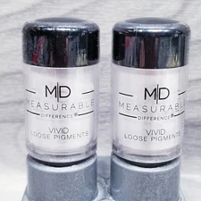 4 Pack MD MEASURABLE DIFFERENCE VIVID Loose Pigment PEARL 70103 Chrislie