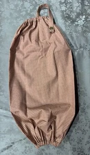Handmade Fabric Plastic Grocery Bags Holder/Dispenser 100% Cotton