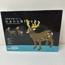 Kawada NBM-024 Nanoblock Animal DX Deer Micro-Sized Building Block Set