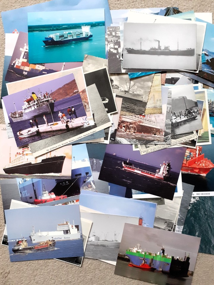 Ocean Liners, Cruise and Cargo Ships Large Collection of Over 400 PCs